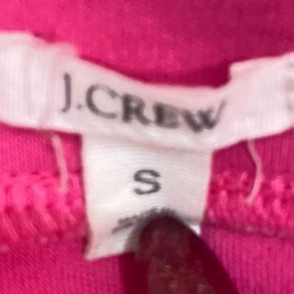 J. Crew hot pink fuchsia reversible sleeveless above knee dress belt size small - Picture 11 of 13